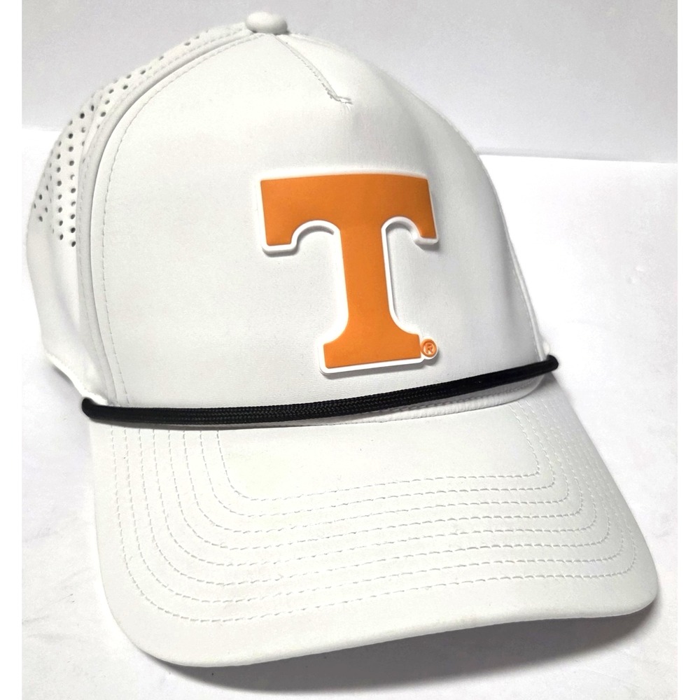 Branded Bills Baseball Cap TN VOLS White/Orange w/ Black Cord Mesh Hat Logo NWOT